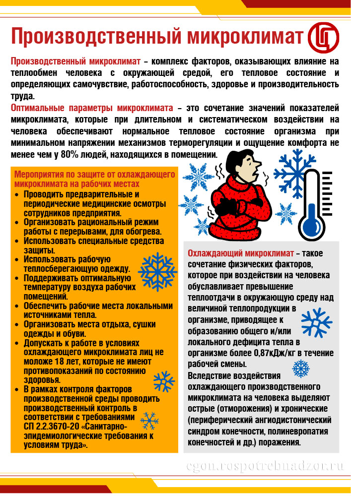 Охлаждающий микроклимат